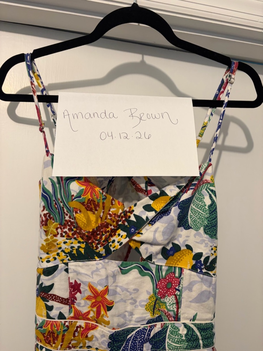 Maeve Floral Cutout Jumpsuit (with Multicolor Botanical Print) - Picture 3 of 4